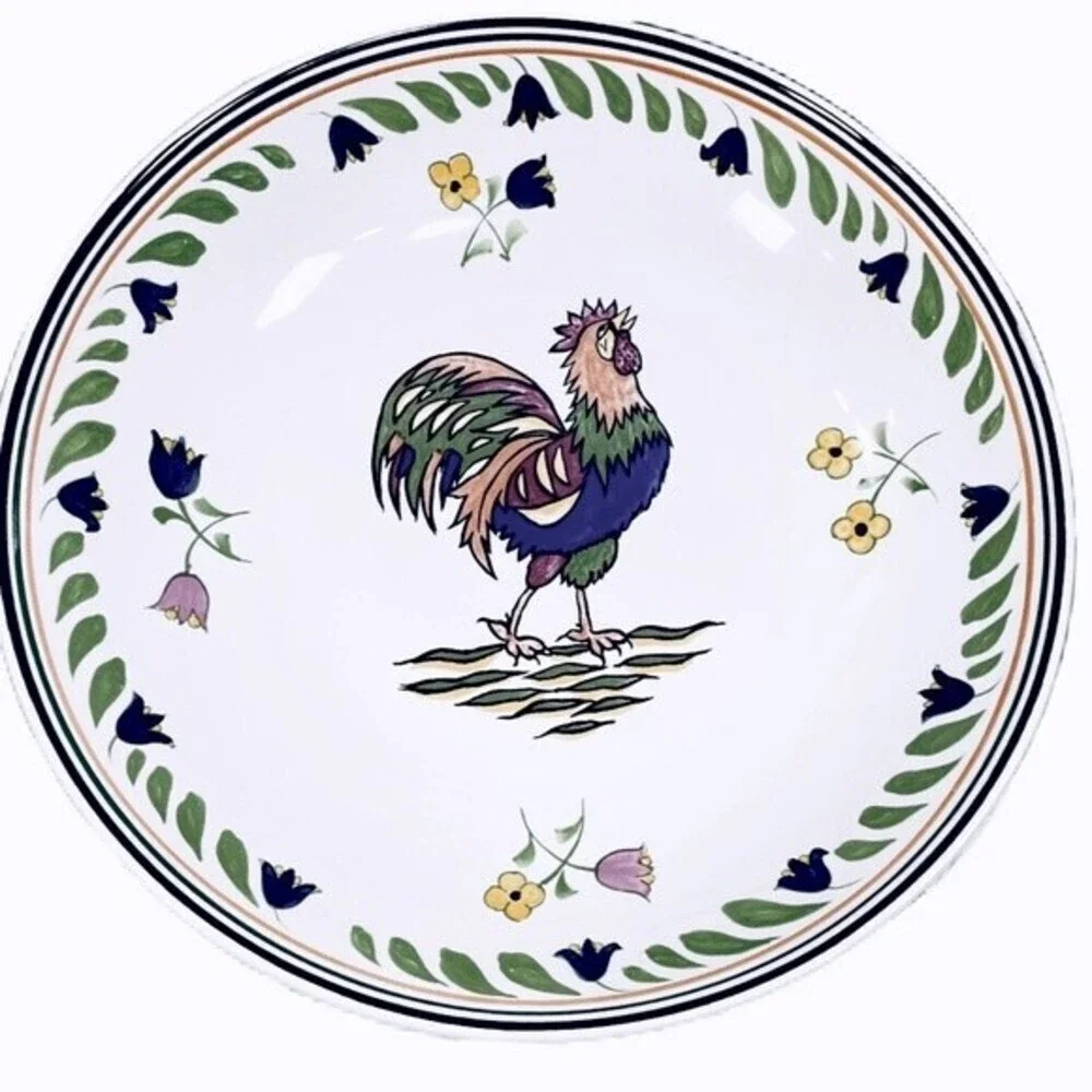 Williams Sonoma Large Rooster Pasta Serving Bowl‎
